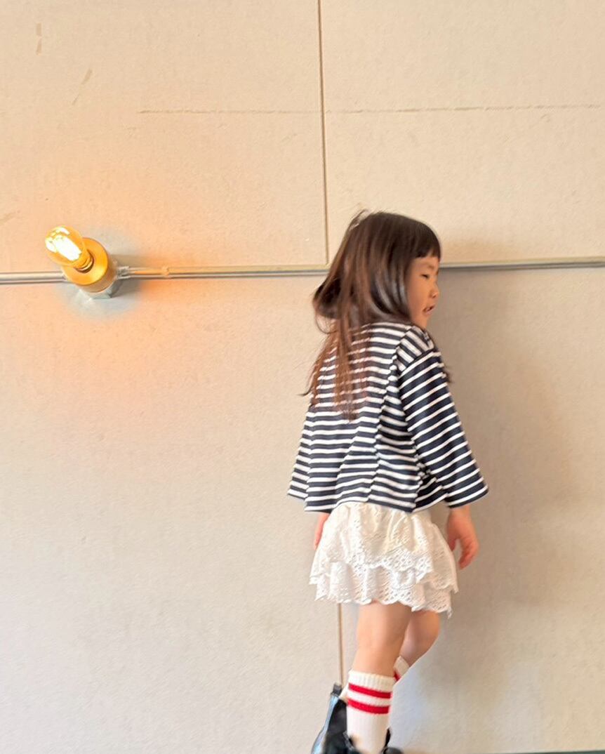 Crazy Mix Border Tee *lightweight