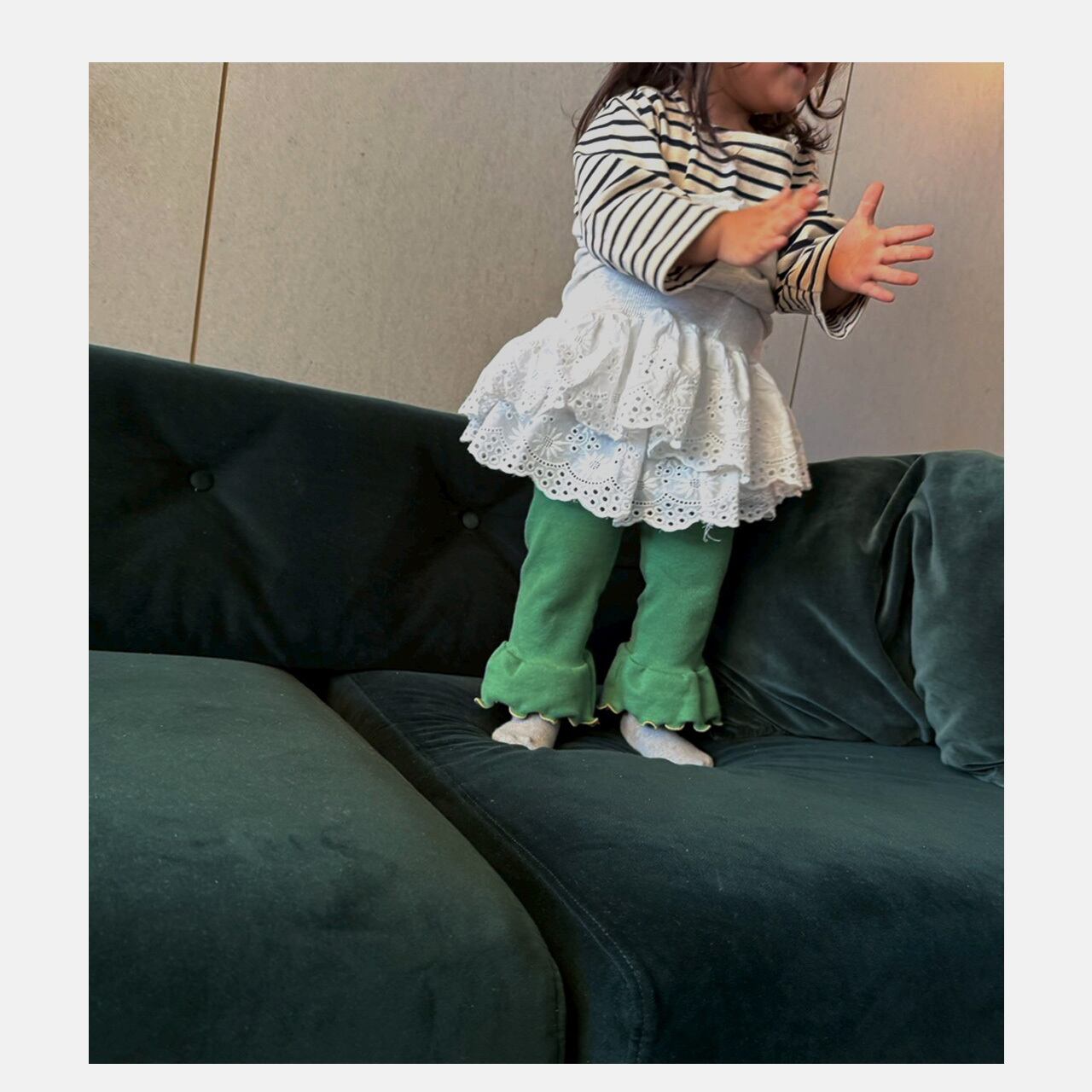 Ranunculus Pants　-green-