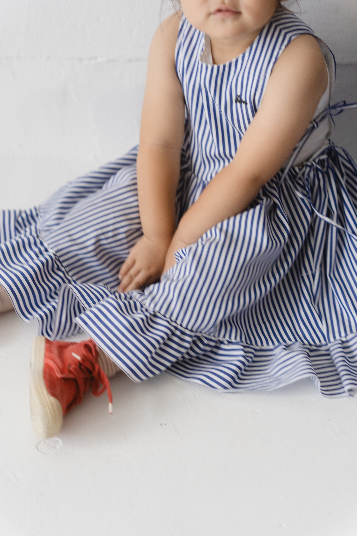 Bluebird Bloom Lace-up Dress