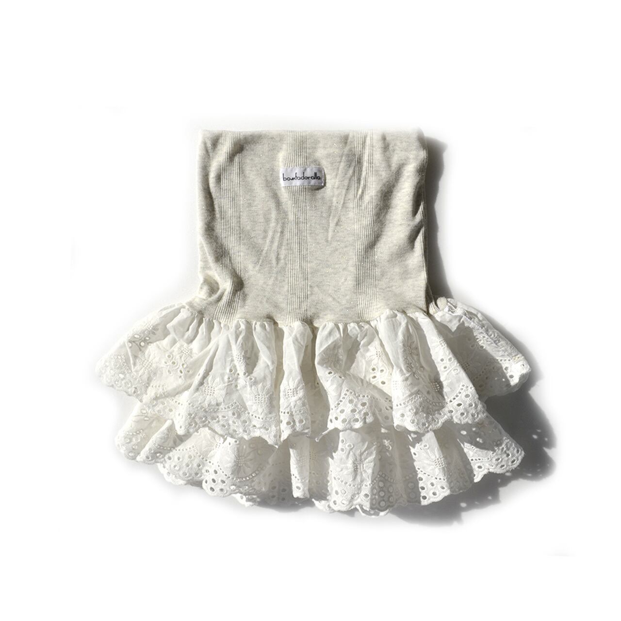 Glimmer Layered Frill Wear -light gray -