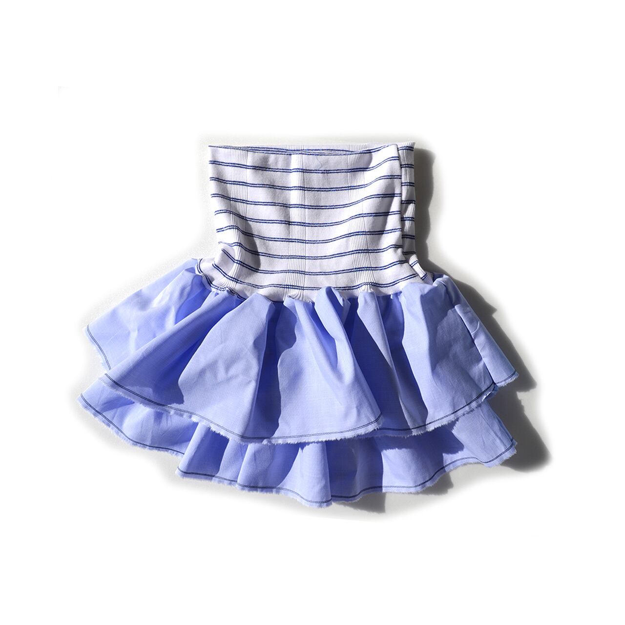 Glimmer Layered Frill Wear -Blue -