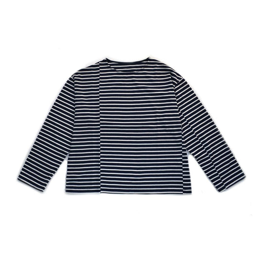 Otona Crazy Mix Border Tee *lightweight