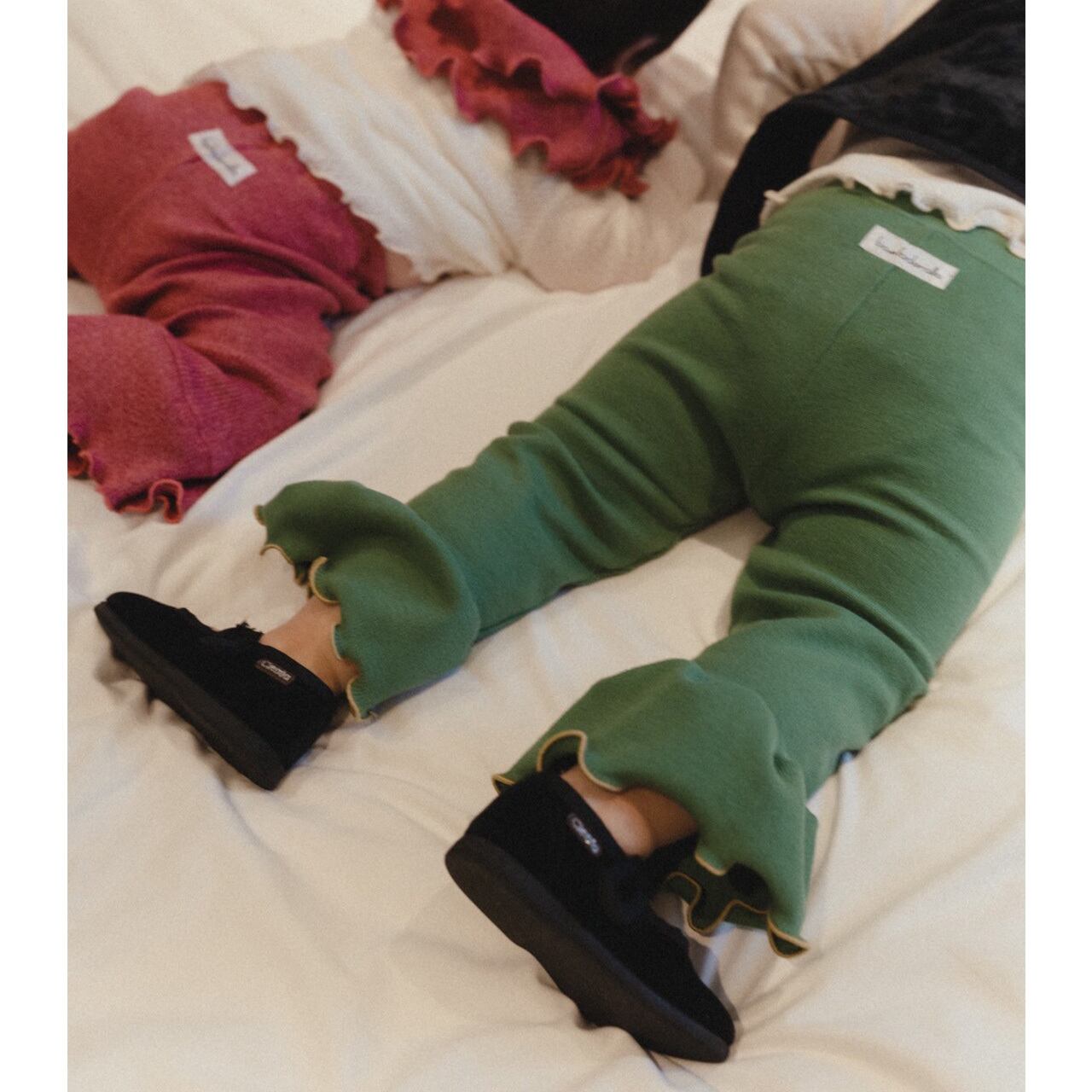 Ranunculus Pants　-green-