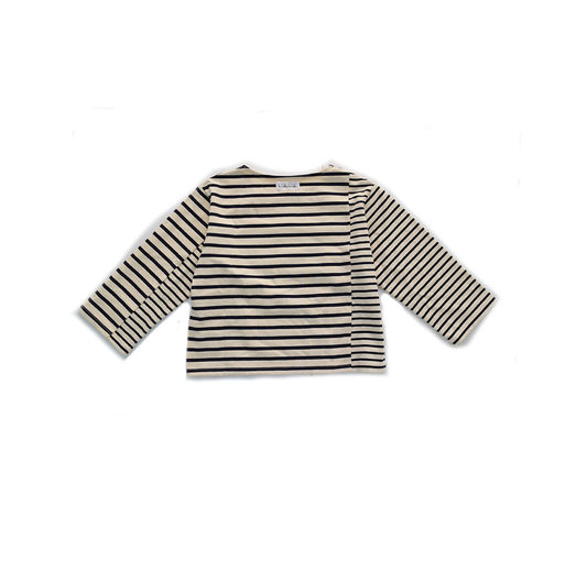 Crazy Mix Border Tee　*fleece-lined*