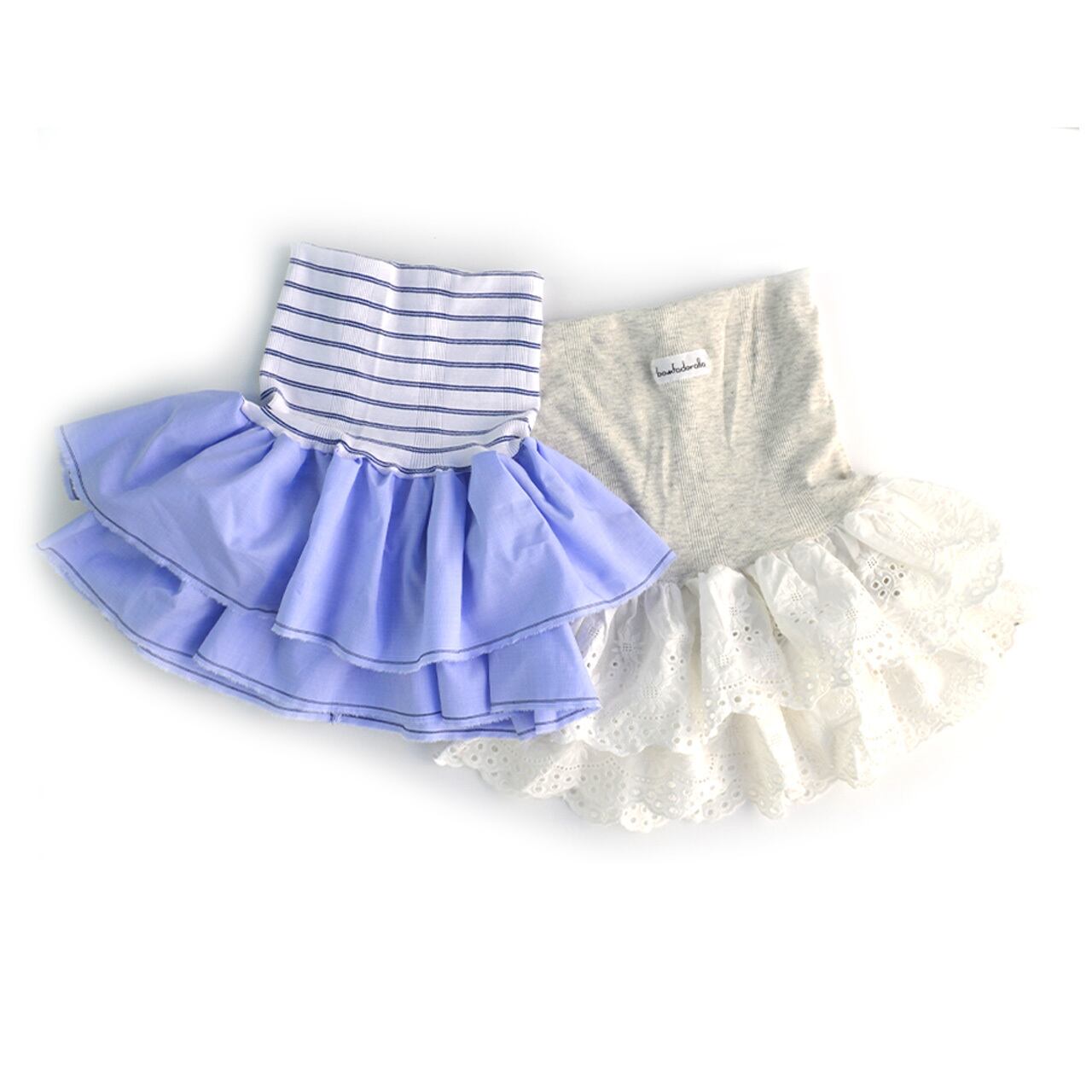 Glimmer Layered Frill Wear -Blue -